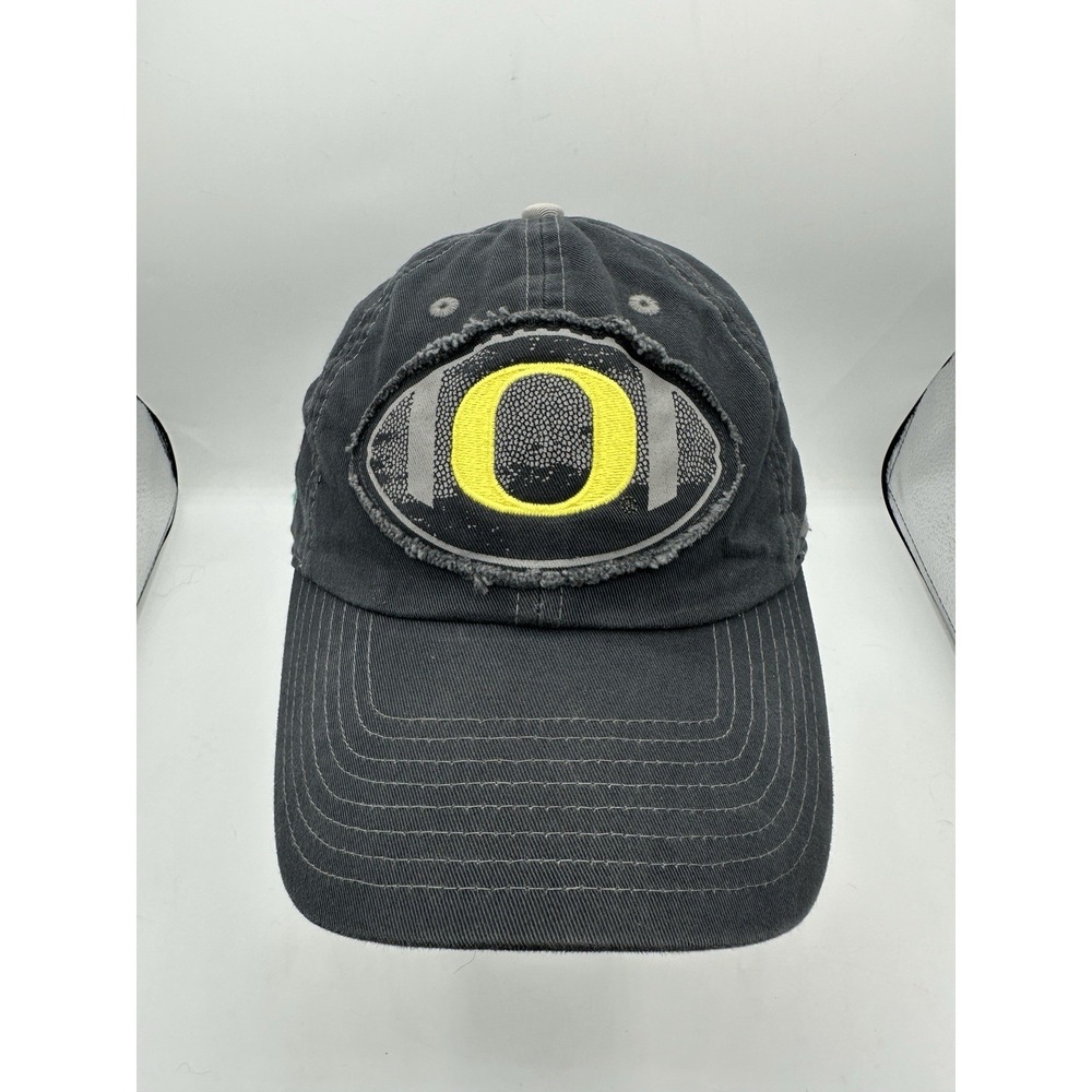 Nike Oregon Ducks Rose Bowl BCS Strapback Hat Gray Distressed NCAA OSFA